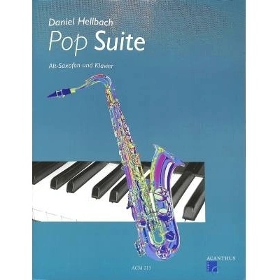Pop Suite + CD pre altový saxofón a klavír od Hellbach Daniel