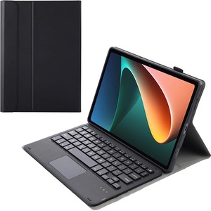 Xiaomi AN05-A Кожен Калъф с Bluetooth Клавиатура и Тъчпад за Xiaomi Pad 5 / 5 Pro - Отделяема, Стойка, Жестове, Вкл. Протектор, 4 цвята