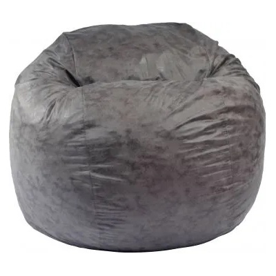 PUFRELAX Пуф, Барбарон 800л. , King Size XL - Smoke Grey, Перящ се калъф, Трансформира се в легло, Пълнеж с микс от мемори пяна и дунапрен, Гама Premium (PUF-M-KXL-PT-MNGRE)