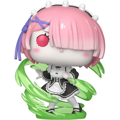 Фигура Funko POP! Plus: Re: ZERO - Ram (Wind Magic) (Glows in The Dark) (Special Edition) #2116 (106154)