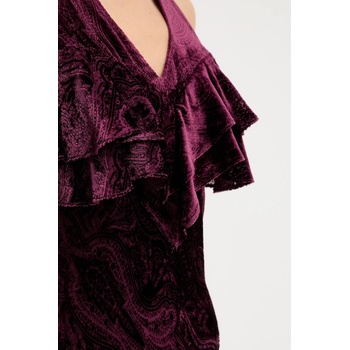 TWINSET Рокля с коприна Twinset в лилаво 252TS2321 (252TS2321)