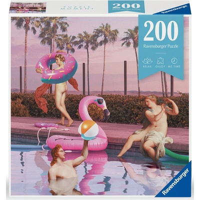 Ravensburger Пъзел Ravensburger от 200 части - Парти на басейна (12000768)