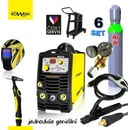 Kowax SET 6 GeniTig 200DC PULZ HF DC TIG/MMA + zvárací horák HKT09A4 4m + zváracia kukla + tlaková fľaša ARGON 8l + redukčný ventil + podvozok