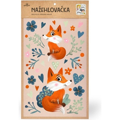 Lesní svět Nažehlovačka L 028 - Lišky