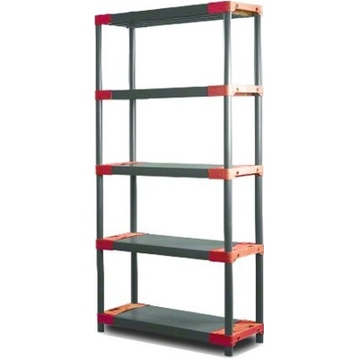 Tvujregal.cz Tytan-5 180x80x46 PVC Červená