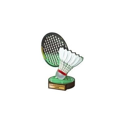 Poháry Bauer Dřevěná plaketa RW108 Badminton