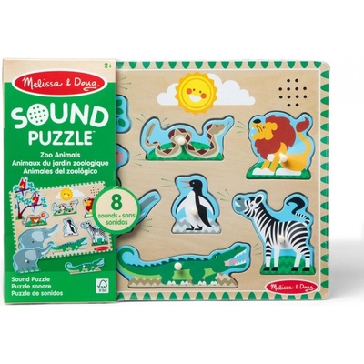 Melissa & Doug puzzle se zvuky zvířátka v zoo