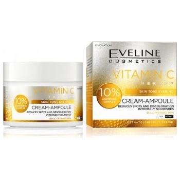 Eveline Cosmetics cream-ampoule vitamin c ДНЕВЕН/НОЩЕН КРЕМ ЗА ЛИЦЕ - СВЕЖ ТЕН ЗА КОЖАТА