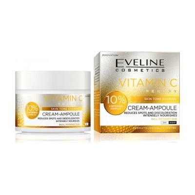 Eveline Cosmetics cream-ampoule vitamin c ДНЕВЕН/НОЩЕН КРЕМ ЗА ЛИЦЕ - СВЕЖ ТЕН ЗА КОЖАТА