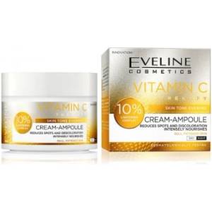 Eveline Cosmetics cream-ampoule vitamin c ДНЕВЕН/НОЩЕН КРЕМ ЗА ЛИЦЕ - СВЕЖ ТЕН ЗА КОЖАТА