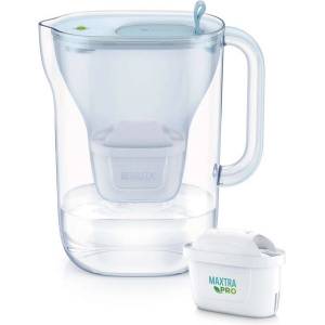 BRITA - Филтърна кана Style Eco, обем 2, 4 л, филтър Maxtra Pro, синя 1052807 (1052807) Филтрираща кана