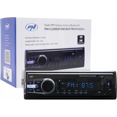 Autorádio Clementine 8524BT 24V / 12V Bluetooth 4x45W.