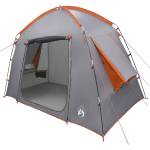vidaXL Кабинна палатка Сив и оранжев 210 x 210 x 138 см Полиестер (42028507) Палатка