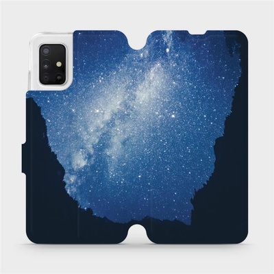 Pouzdro Mobiwear Parádní flip Samsung Galaxy A51 - M146P - Galaxie
