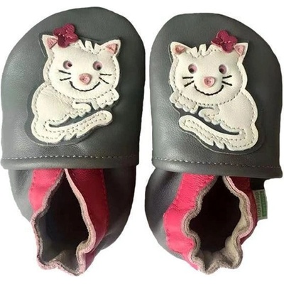Hopi Hop kožené capáčky Barefoot Kočička Sisi