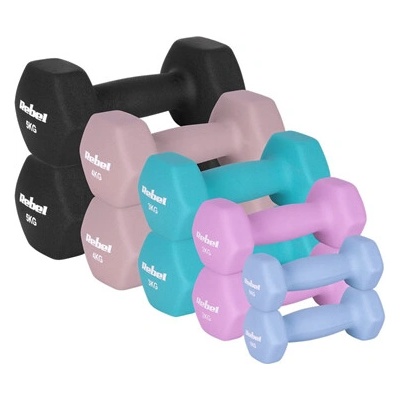 REBEL ACTIVE RBA-2330-S5 litinové neoprenové HEX sada 30 kg