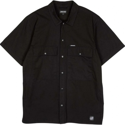 Santa Cruz košela krátky rukáv Service black