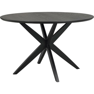 Rowico Home Kulatý jídelní stůl CALVERTON Black 120 x 120 cm černá 120658