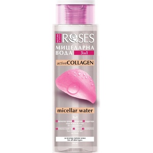 Nature of Agiva Roses Мицеларна вода с розова вода, масло от амарант и колаген, 400 ml