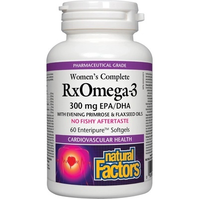 Natural Factors RxOmega Women's Complete 3 1035 mg [60 Гел капсули]