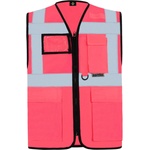 Korntex hi-vis kxmf berlin / Светлоотразителна многофункционална жилетка - неоново розова xxl (76kxmf08705)