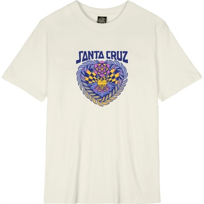 Santa Cruz HEART SET FRONT TEE Off White