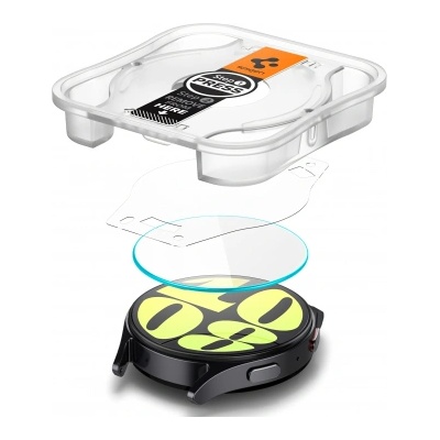 Spigen Комплект 2 броя стъклo за Samsung Galaxy Watch7 / Watch6 / Watch5 / Watch4 44mm Series, Spigen GlastR EZ FIT, Закалено, Прозрачно (AGL08493)