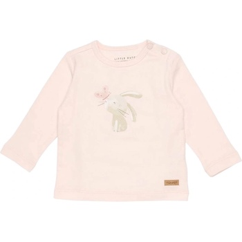Little Dutch Бебешка блуза с дълъг ръкав Little Dutch - Rabbit, 74 cm, 6-9 м (CL21220050)