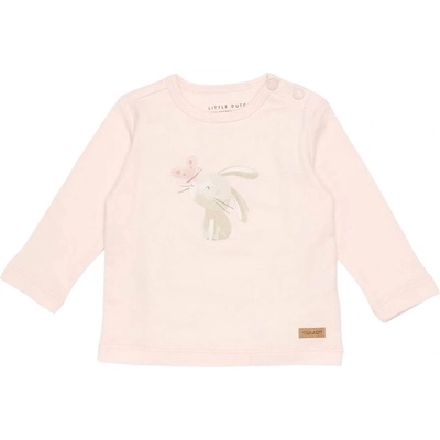 Little Dutch Бебешка блуза с дълъг ръкав Little Dutch - Rabbit, 74 cm, 6-9 м (CL21220050)