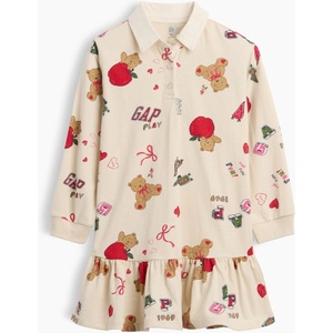 GAP Baby рокля Brannan Bear GAP GAP | Bezhov | Момичешки | 2 години
