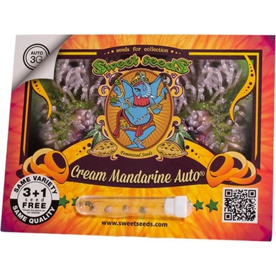 Sweet Seeds Cream Mandarine AUTO semienka neobsahujú THC 100 ks