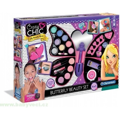 Kosmetický set v kufříku crazy chic motýl > varianta motýl