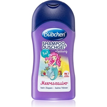 Bübchen Kids 3 in 1 3 v 1 šampón, kondicionér a sprchový gél pre deti 50 ml