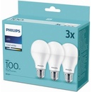 Philips LED žárovka E27 13W 4000K 230V A65 SET3ks P694906