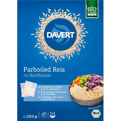 Davert Parboleid rýže ve varných sáčcích bio 250 g
