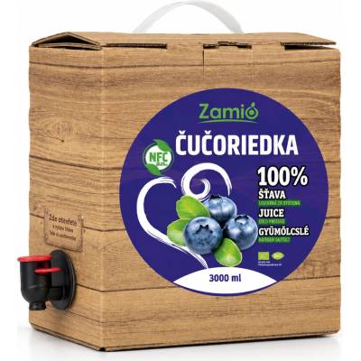Zamio 100% ovocná šťava Čučoriedka 3 l