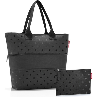 Reisenthel Shopper e1 glossy dots black