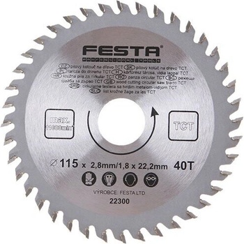 FESTA Диск за дърво FESTA SK 115/2.8/22.2 mm 40T 22300 (22300FE)