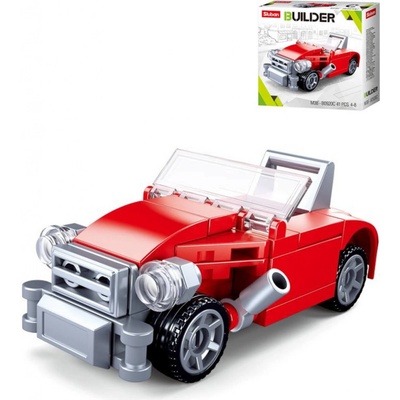 Sluban B0920C Červený kabriolet