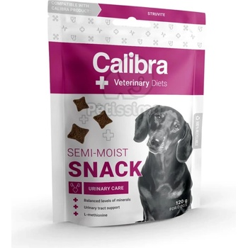 Calibra Veterinary Diets Dog Semi-Moist Snack Urinary Care лакомство за награда 120 г