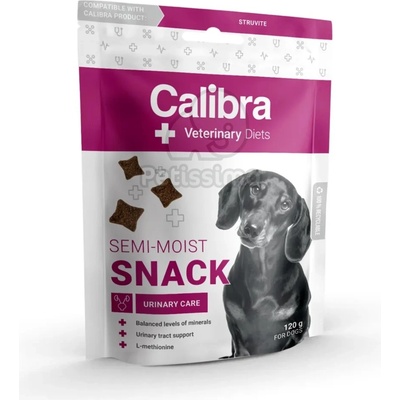 Calibra Veterinary Diets Dog Semi-Moist Snack Urinary Care лакомство за награда 120 г