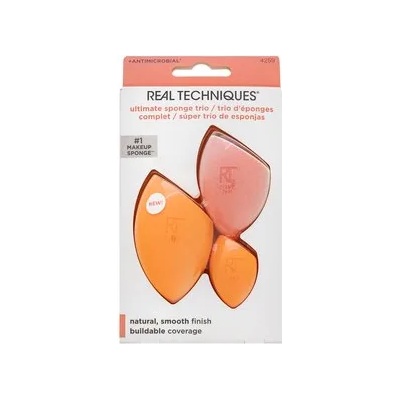 Real Techniques Ultimate Sponge Trio 3 pcs гъбичка за фон дьо тен