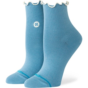 Stance Дамски спортни чорапи Stance Women's Pop Ruffle Icon Quarter Sports socks - Blue - размер 38-42 (EU) (207-1691-0212)