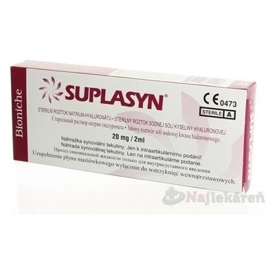 SUPLASYN 1-Shot viskoelastický materiál na osteoartrózu 6 ml