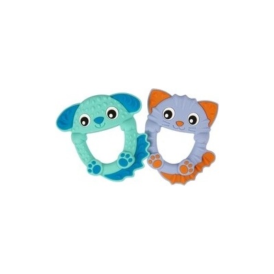 Playgro Silikónové hryzadlá zvieratká 2 ks