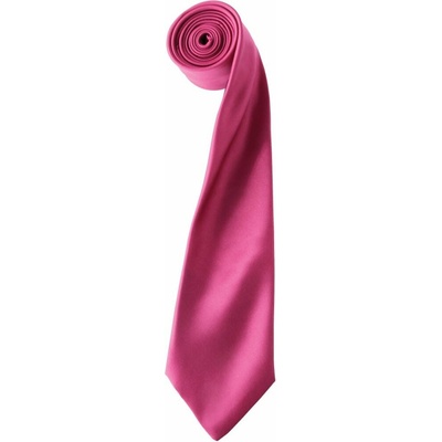 Premier Workwear Pánská saténová kravata PR750 Hot Pink