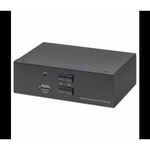 Manhattan Displayport 1.2 Kvm Switch 2-Port, 4K@60Hz, Usb-A/3.5Mm Audio/Mic Connections, Cables Included, Audio Support, Control 2X Computers