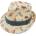 maximo Детска шапка maximo Kids' Mini Boy Trilby Dinosaur Allover Lining Hat - Wollweiß / Multicolor - размер 53 cm (904-6353-0112)