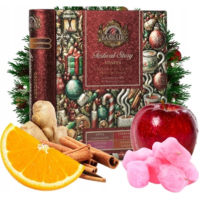 Basilur Festival Story Book Assorted 32 x 2 g