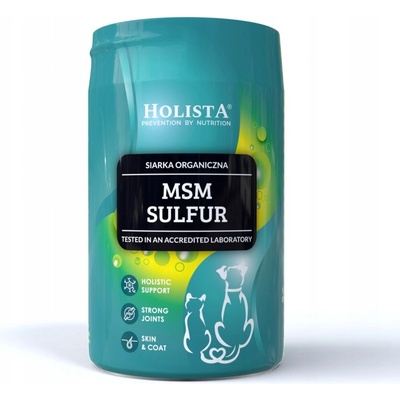 Holista MSM Sulfur doplňky stravy pro psy a kočky 250 g